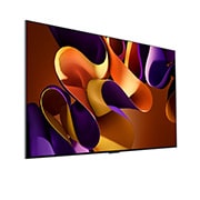 LG 65 pouces LG OLED evo AI G4 4K Smart TV OLED65G4, Vue latérale légèrement inclinée vers la droite du LG OLED evo TV, OLED G4 sur le mur, OLED65G45LW, thumbnail 5