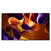 LG 83 pouces LG OLED evo AI G4 4K Smart TV OLED83G4, Vue latérale vers la gauche du LG OLED evo TV, OLED G4 sur le mur, OLED83G45LW, thumbnail 2