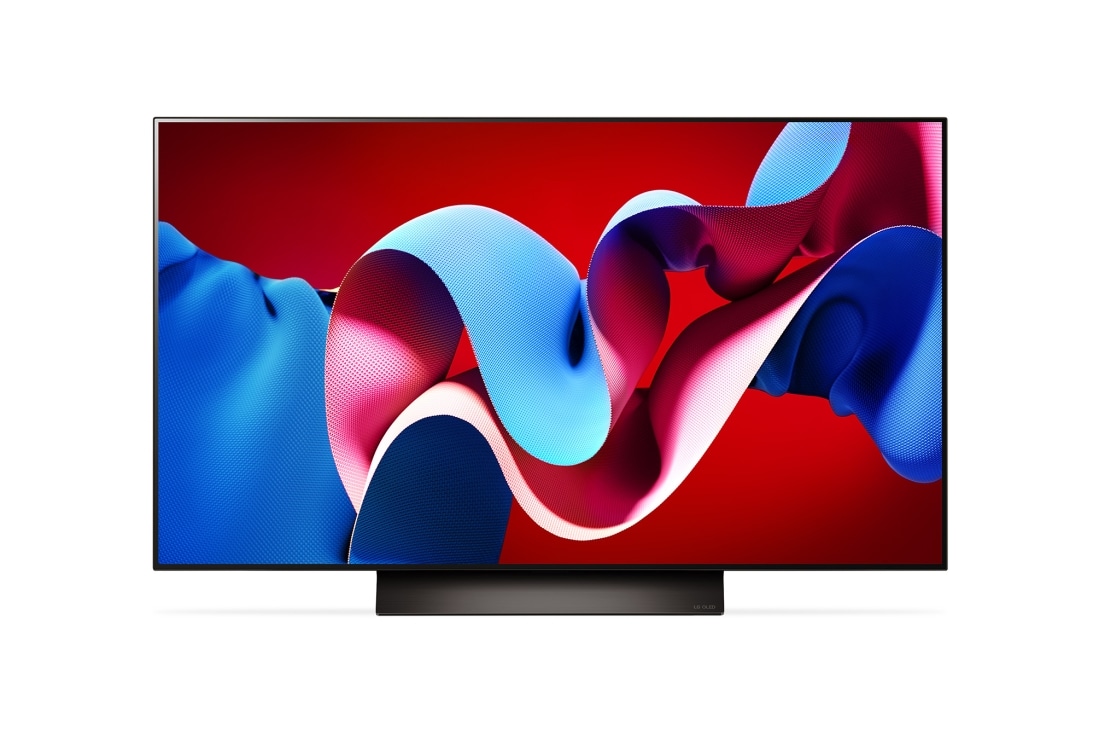 LG 48 pouces LG OLED evo AI C4 4K Smart TV OLED48C4, Vue de face du LG OLED evo TV, OLED C4, OLED48C46LA, thumbnail 2