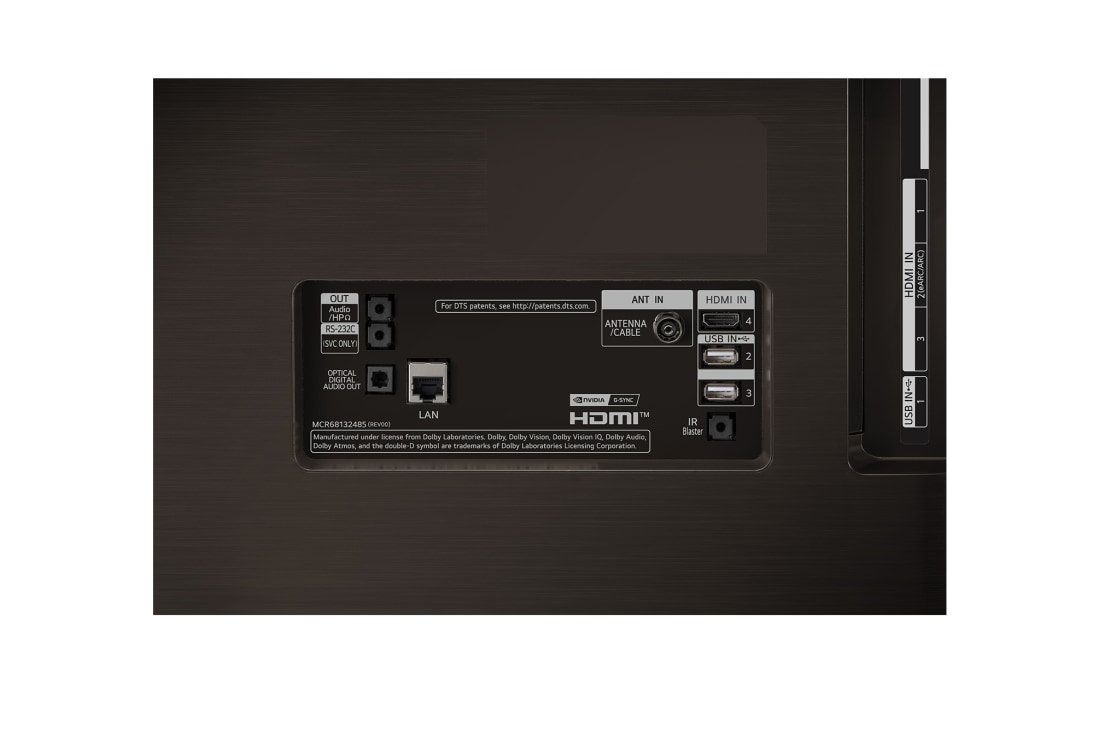 LG 48 pouces LG OLED evo AI C4 4K Smart TV OLED48C4, Vue arrière du LG OLED evo TV, OLED C4, OLED48C46LA, thumbnail 12