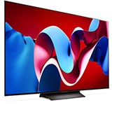 LG 65 pouces LG OLED evo AI C4 4K Smart TV OLED65C4, Vue latérale vers la droite du LG OLED evo TV, OLED C4, OLED65C46LA, thumbnail 6