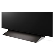 LG 65 pouces LG OLED evo AI C4 4K Smart TV OLED65C4, Vue rapprochée à partir de la base du LG OLED evo TV, OLED C4, OLED65C46LA, thumbnail 9