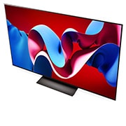 LG 65 pouces LG OLED evo AI C4 4K Smart TV OLED65C4, Vue inclinée du dessus du LG OLED evo TV, OLED C4, OLED65C46LA, thumbnail 10