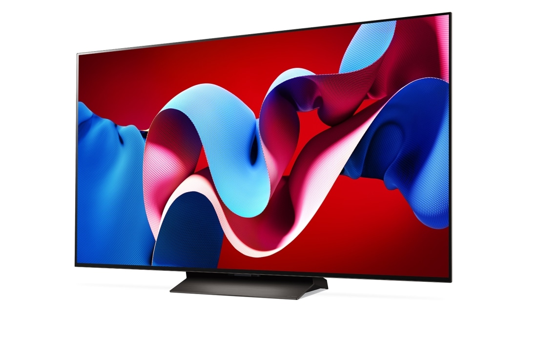 LG 65 pouces LG OLED evo AI C4 4K Smart TV OLED65C4, Vue latérale à partir de la gauche du LG OLED evo TV, OLED C4, OLED65C46LA, thumbnail 3