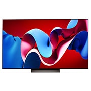 LG 77 pouces LG OLED evo AI C4 4K Smart TV OLED77C4, Vue de face du LG OLED evo TV, OLED C4, OLED77C46LA, thumbnail 2