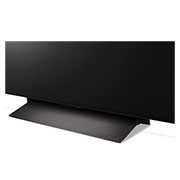 LG 77 pouces LG OLED evo AI C4 4K Smart TV OLED77C4, Vue rapprochée à partir de la base du LG OLED evo TV, OLED C4, OLED77C46LA, thumbnail 9