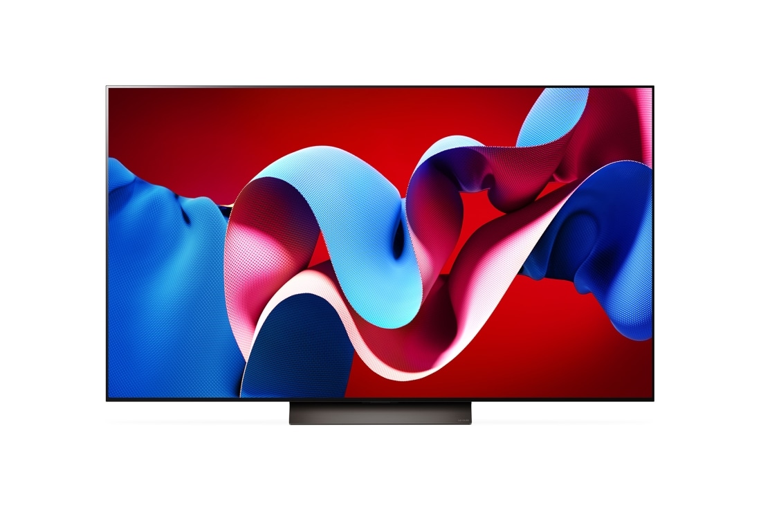 LG 77 pouces LG OLED evo AI C4 4K Smart TV OLED77C4, Vue de face du LG OLED evo TV, OLED C4, OLED77C46LA, thumbnail 2