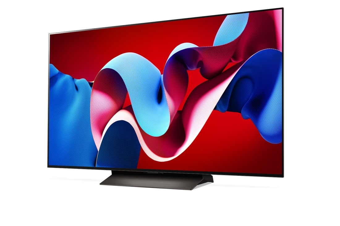 LG 77 pouces LG OLED evo AI C4 4K Smart TV OLED77C4, Vue latérale à partir de la gauche du LG OLED evo TV, OLED C4, OLED77C46LA, thumbnail 3