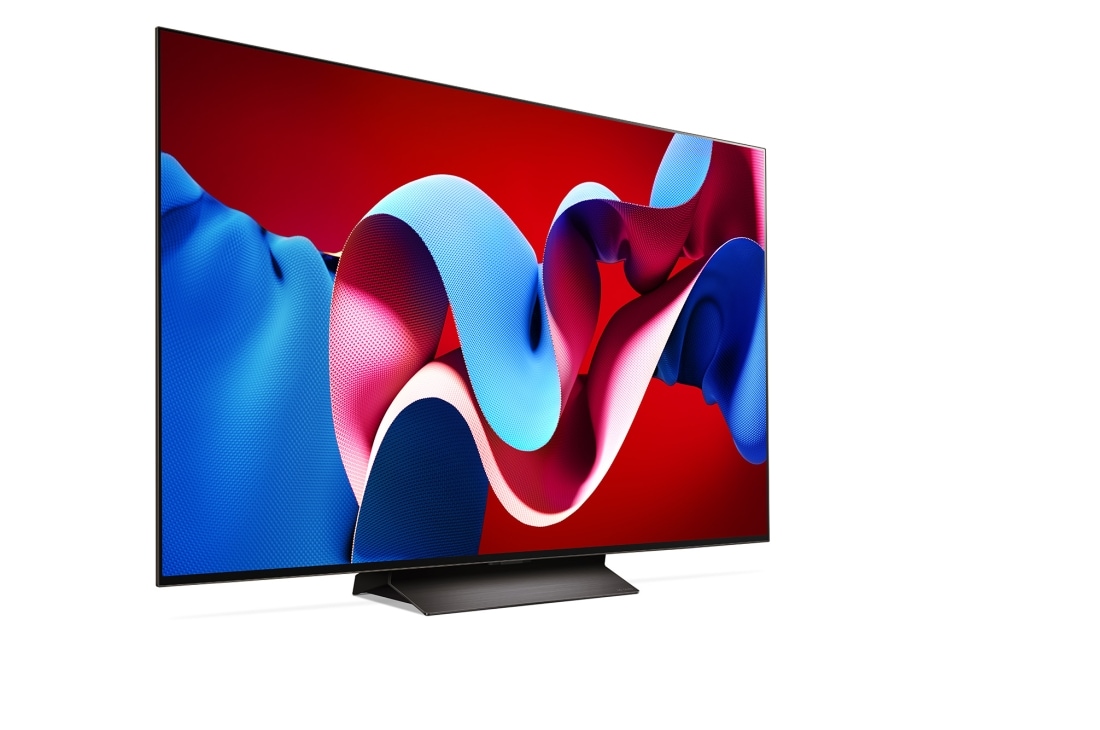 LG 77 pouces LG OLED evo AI C4 4K Smart TV OLED77C4, Vue latérale vers la droite du LG OLED evo TV, OLED C4, OLED77C46LA, thumbnail 6