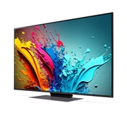 LG Smart TV LG QNED AI QNED87 4K 55 pouces 2024, Vue latérale à partir de la gauche, 55QNED87T6B, thumbnail 4