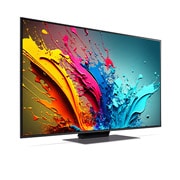 LG Smart TV LG QNED AI QNED87 4K 55 pouces 2024, Vue latérale vers la droite, 55QNED87T6B, thumbnail 6
