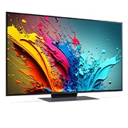 LG Smart TV LG QNED AI QNED87 4K 55 pouces 2024, Vue latérale légèrement inclinée vers la droite, 55QNED87T6B, thumbnail 7