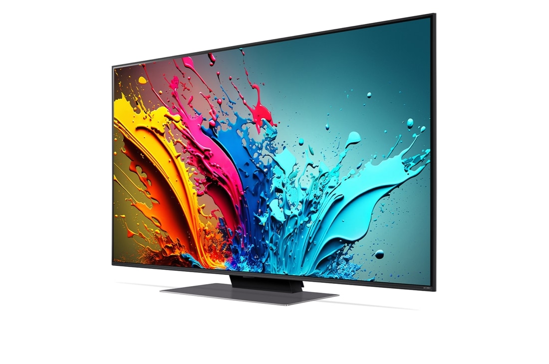 LG Smart TV LG QNED AI QNED87 4K 55 pouces 2024, Vue latérale à partir de la gauche, 55QNED87T6B, thumbnail 4