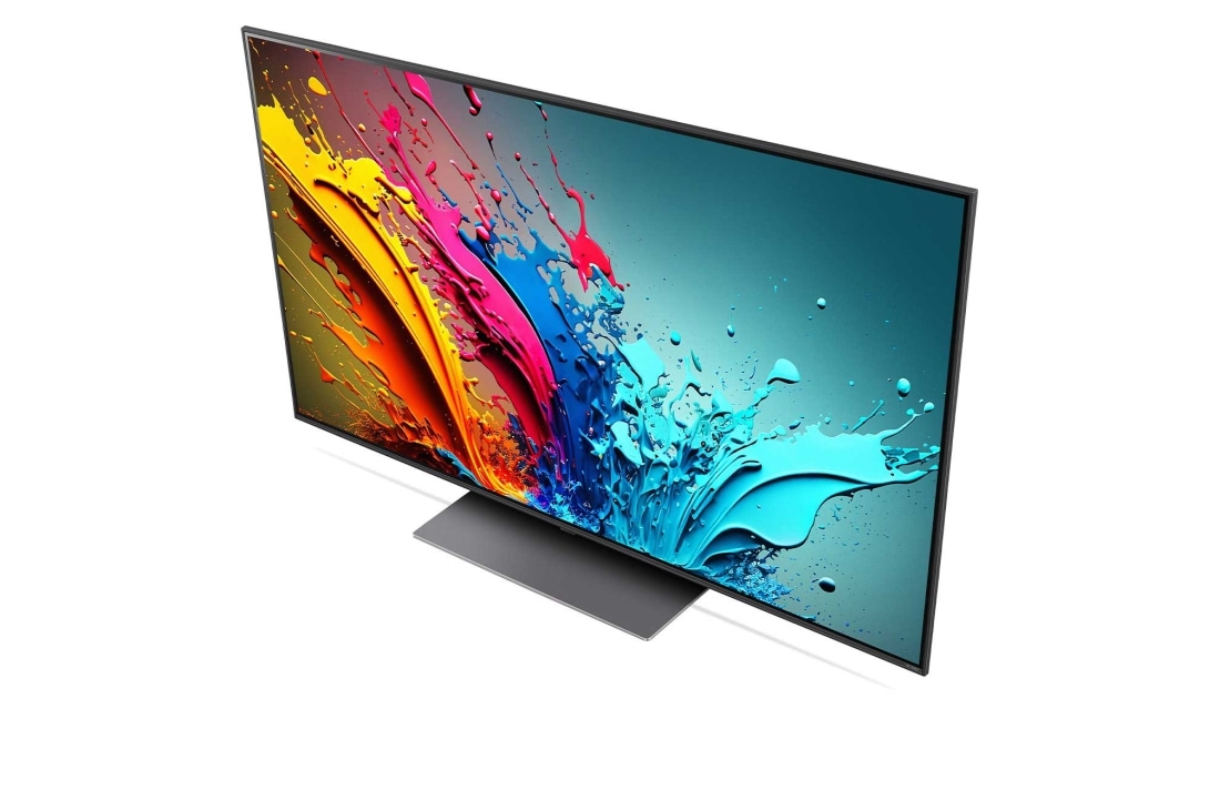 LG Smart TV LG QNED AI QNED87 4K 55 pouces 2024, Vue inclinée du dessus, 55QNED87T6B, thumbnail 10
