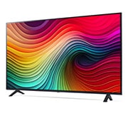 LG Smart TV LG NanoCell AI NANO81 4K de 55 pouces 2024, Vue latérale légèrement inclinée vers la gauche, 55NANO81T6A, thumbnail 2