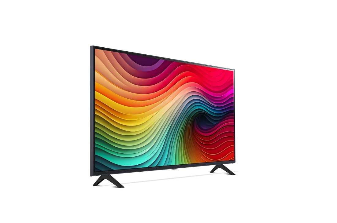 LG Smart TV LG NanoCell AI NANO81 4K de 43 pouces 2024, Vue arrière du téléviseur LG NanoCell, NANO81, 43NANO81T6A, thumbnail 5