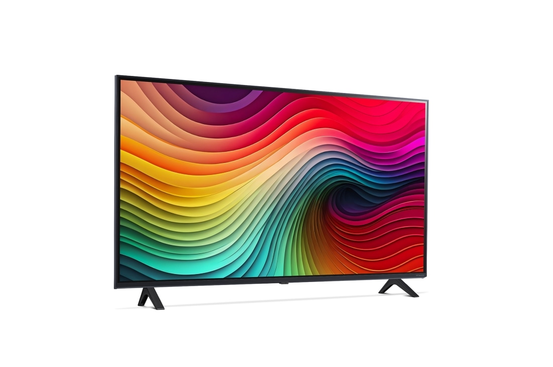 LG Smart TV LG NanoCell AI NANO81 4K de 43 pouces 2024, Gros plan sur le bord supérieur du téléviseur LG NanoCell, NANO81, 43NANO81T6A, thumbnail 6