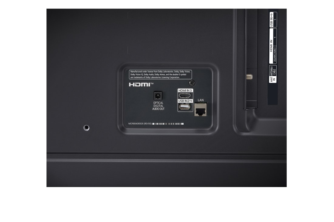 LG Smart TV LG NanoCell AI NANO81 4K de 65 pouces 2024, Vue rapprochée  à partir de la base, 65NANO81T6A, thumbnail 12