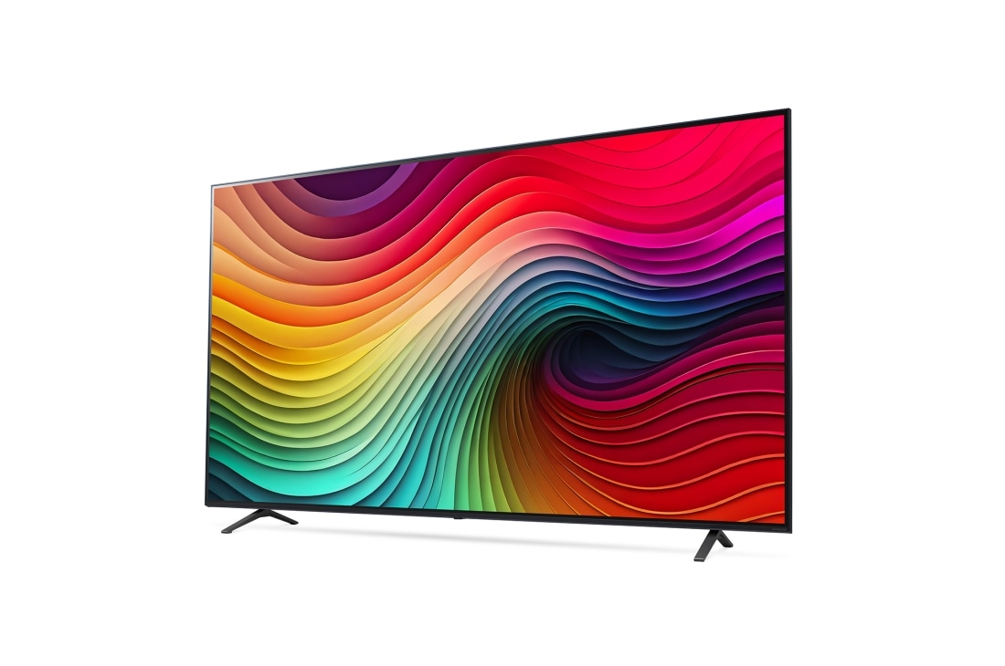 LG Smart TV LG NanoCell AI NANO81 4K de 86 pouces 2024, Vue latérale à partir de la gauche, 86NANO81T6A, thumbnail 2