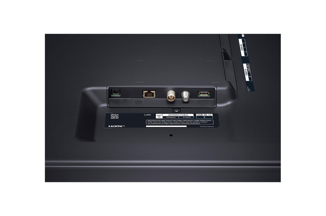 LG Smart TV LG NanoCell AI NANO81 4K de 86 pouces 2024, Vue rapprochée  à partir de la base, 86NANO81T6A, thumbnail 12
