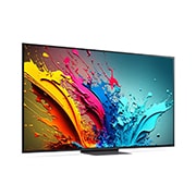 LG Smart TV LG QNED AI QNED87 4K 75 pouces 2024, Vue latérale légèrement inclinée vers la gauche, 75QNED87T6B, thumbnail 8