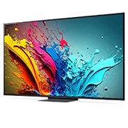 LG Smart TV LG QNED AI QNED86 4K 86 pouces 2024, Vue latérale légèrement inclinée vers la gauche du LG TV QNED, QNED85, 86QNED86T6A, thumbnail 3