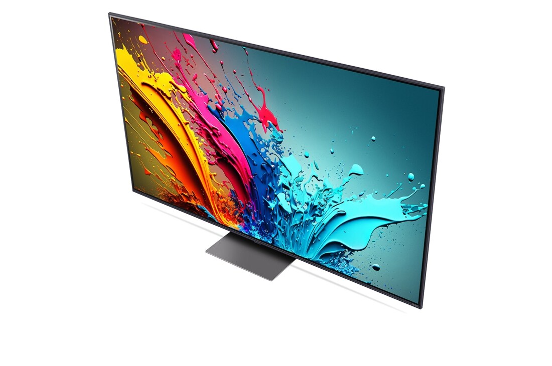 LG Smart TV LG QNED AI QNED86 4K 86 pouces 2024, Vue rapprochée à partir du bord supérieur, 86QNED86T6A, thumbnail 12