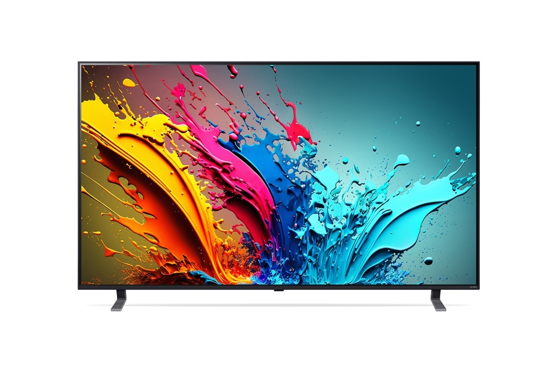 LG Smart TV LG QNED AI QNED85 4K 86 pouces 2024, Vue de face du téléviseur LG QNED, QNED85, 86QNED85T6C, thumbnail 2
