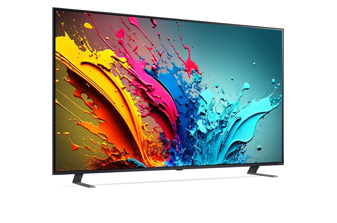 LG Smart TV LG QNED AI QNED85 4K 86 pouces 2024, Vue latérale vers la droite, 86QNED85T6C, thumbnail 7