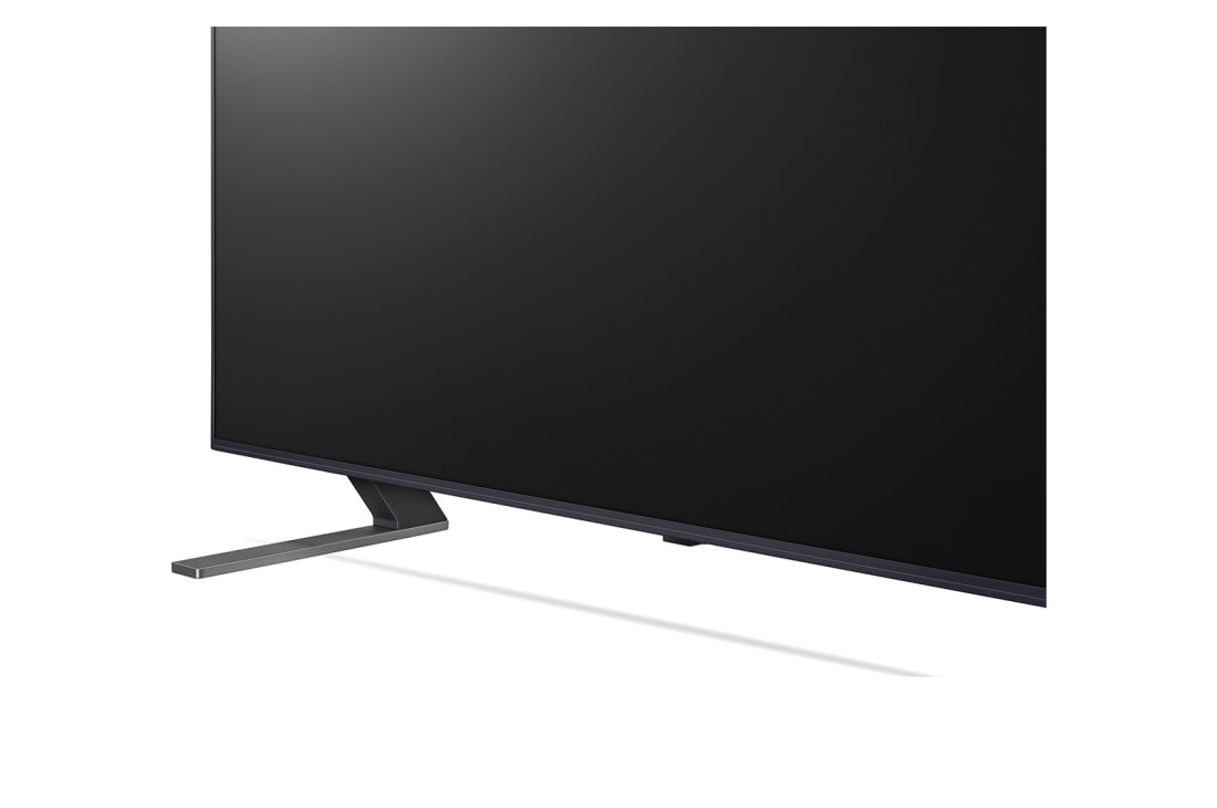LG Smart TV LG QNED AI QNED85 4K 86 pouces 2024, Vue rapprochée  à partir de la base, 86QNED85T6C, thumbnail 9