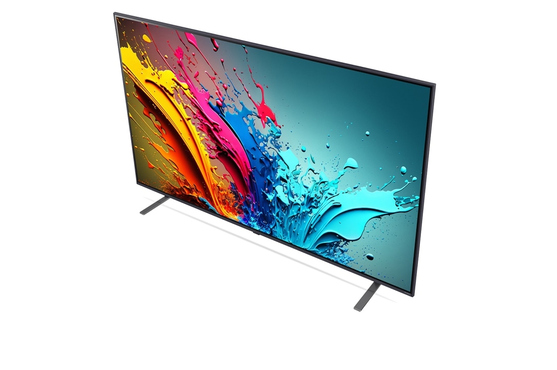 LG Smart TV LG QNED AI QNED85 4K 86 pouces 2024, Vue rapprochée à partir du bord supérieur, 86QNED85T6C, thumbnail 10