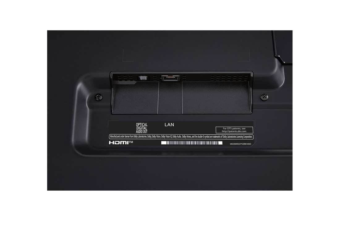 LG Smart TV LG QNED AI QNED85 4K 86 pouces 2024, Vue arrière, 86QNED85T6C, thumbnail 13