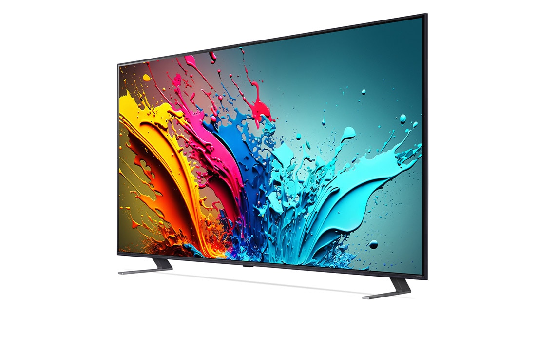 LG Smart TV LG QNED AI QNED85 4K 75 pouces 2024, Vue latérale à partir de la gauche, 75QNED85T6C, thumbnail 4