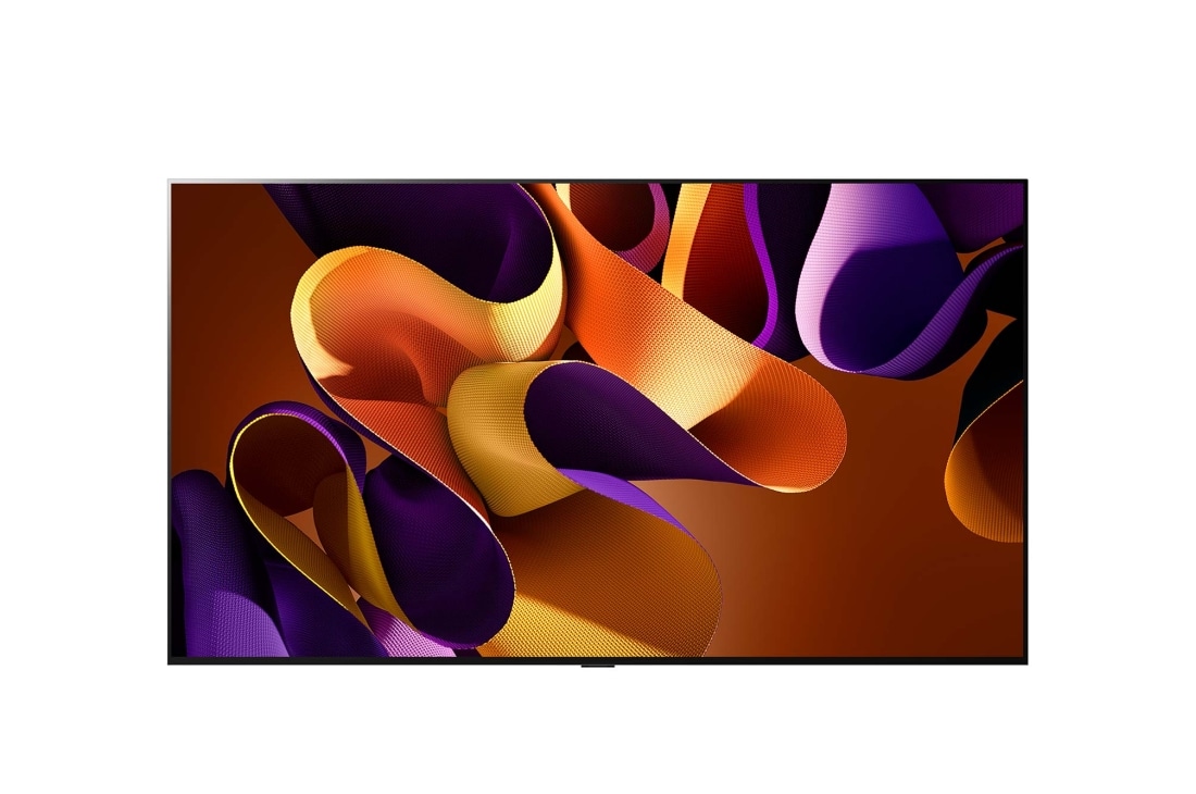 LG 97 pouces LG OLED evo AI G4 4K Smart TV OLED97G4, Vue latérale vers la gauche du LG OLED evo TV, OLED G4 sur le mur, OLED97G45LW, thumbnail 2