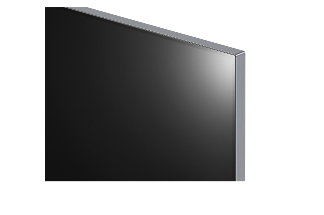 LG 97 pouces LG OLED evo AI G4 4K Smart TV OLED97G4, Vue rapprochée du LG OLED evo TV, OLED G4 montrant le bord supérieur ultra fin, OLED97G45LW, thumbnail 9