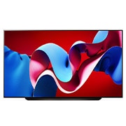 LG 83 pouces LG OLED evo AI C4 4K Smart TV OLED83C4, Vue de face du téléviseur, OLED83C46LA, thumbnail 2