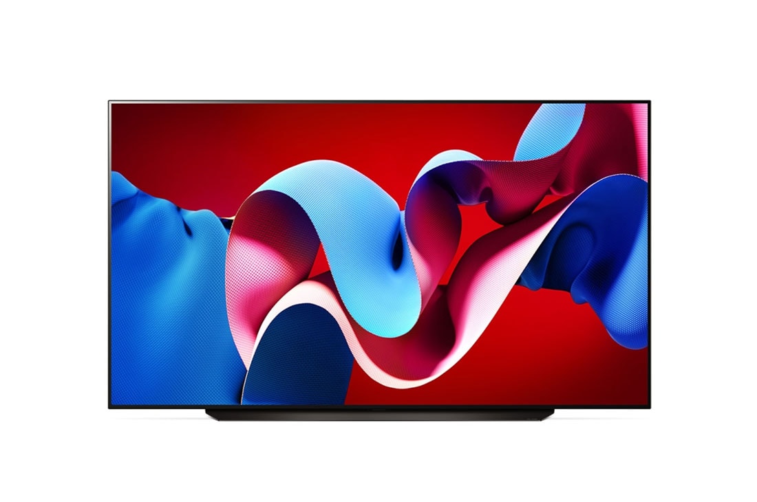 LG 83 pouces LG OLED evo AI C4 4K Smart TV OLED83C4, Vue de face du téléviseur, OLED83C46LA, thumbnail 2