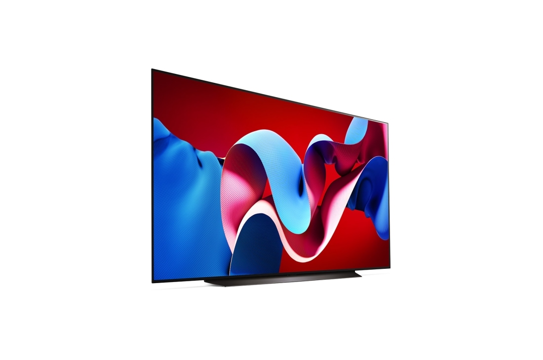 LG 83 pouces LG OLED evo AI C4 4K Smart TV OLED83C4, Vue latérale légèrement inclinée vers la droite, OLED83C46LA, thumbnail 4