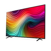 LG Smart TV LG NanoCell AI NANO82 4K de 75 pouces 2024, Vue latérale légèrement inclinée vers la gauche du LG TV NanoCell, NANO82, 75NANO82T6B, thumbnail 3