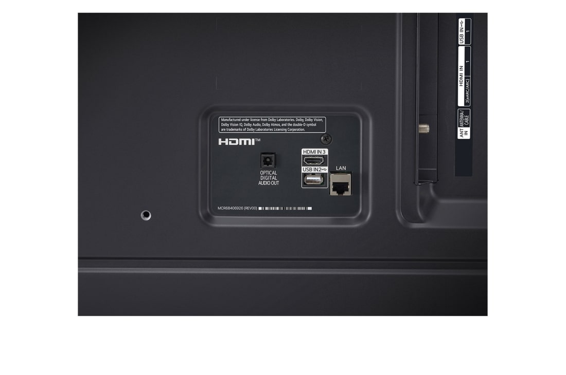 LG Smart TV LG NanoCell AI NANO82 4K de 75 pouces 2024, Vue arrière, 75NANO82T6B, thumbnail 12