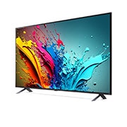 LG Smart TV LG QNED AI QNED85 4K 50 pouces 2024, Vue latérale légèrement inclinée vers la gauche du LG TV QNED, QNED85, 50QNED85T6A, thumbnail 3