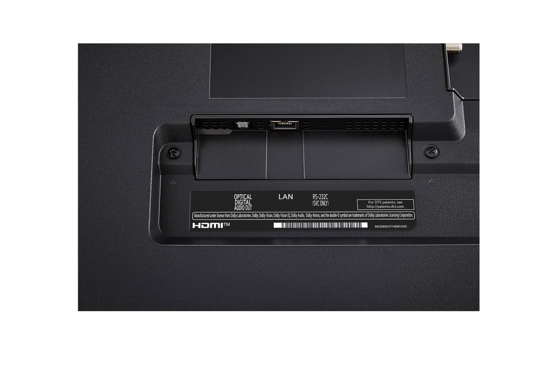 LG Smart TV LG QNED AI QNED85 4K 50 pouces 2024, Vue arrière, 50QNED85T6A, thumbnail 12