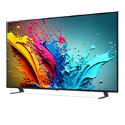 LG Smart TV LG QNED AI QNED85 4K 55 pouces 2024, Vue latérale légèrement inclinée vers la gauche du LG TV QNED, QNED85, 55QNED85T6C, thumbnail 3