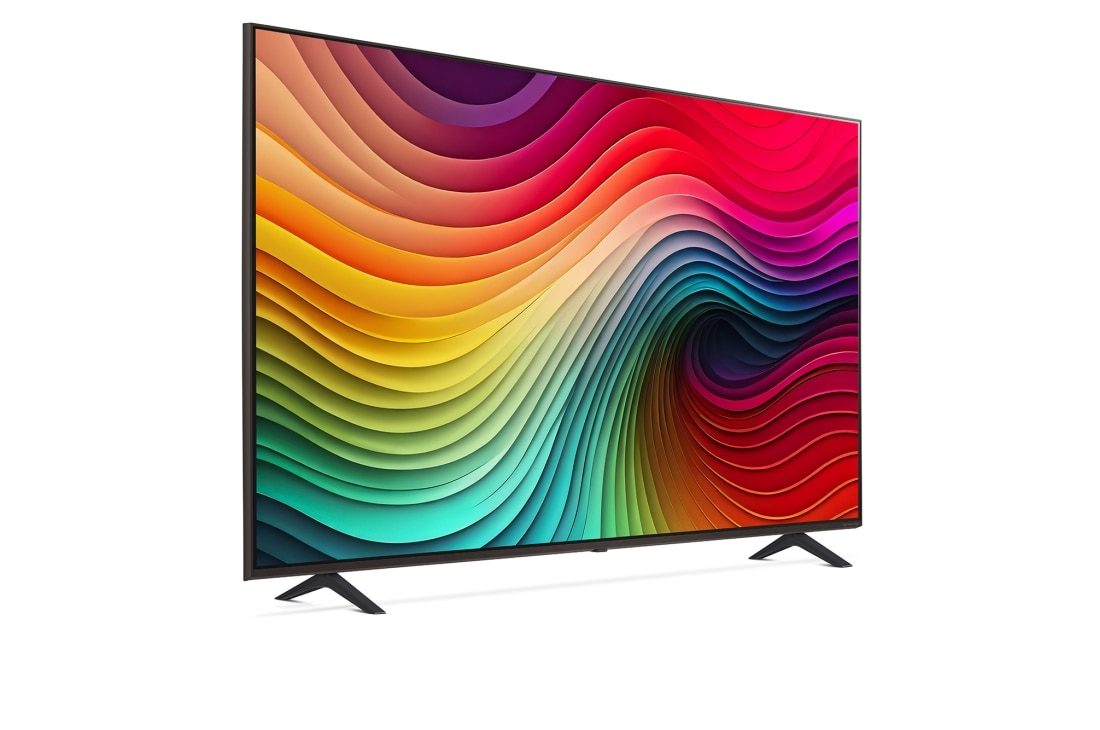LG Smart TV LG NanoCell AI NANO82 4K de 50 pouces 2024, Vue latérale vers la droite, 50NANO82T6B, thumbnail 5