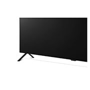 LG 65 pouces LG OLED AI B4 4K Smart TV OLED65B4, Vue rapprochée du LG TV OLED, OLED B4 à partir du pied, montrant le support à 2 pôles, OLED65B42LA, thumbnail 9