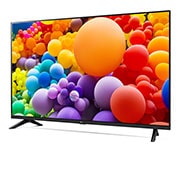 LG Smart TV LG UHD AI UT73 4K 50 pouces 2024, vue de côté à 15 degrés, 50UT73006LA, thumbnail 2