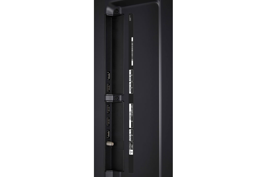 LG Smart TV LG QNED AI QNED80 4K 75 pouces 2024, detail USB view port, 75QNED80T6A, thumbnail 14