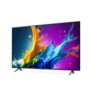 LG Smart TV LG QNED AI QNED80 4K 75 pouces 2024, Vue latérale légèrement inclinée vers la gauche du LG TV QNED, QNED80, 75QNED80T6A, thumbnail 3