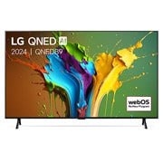 LG Smart TV LG QNED AI QNED89 4K 98 po 2024, Vue de face du téléviseur LG QNED, QNED89 avec le texte LG QNED, 2024, et le logo webOS Re:New Program à l’écran., 98QNED89T6A, thumbnail 1