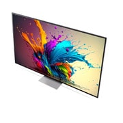 LG Smart TV LG QNED MiniLED QNED91 4K 75 pouces 2024, Gros plan sur le bord supérieur du téléviseur LG QNED, QNED90, 75QNED91T6A, thumbnail 10
